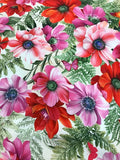 Floral Garden- Red