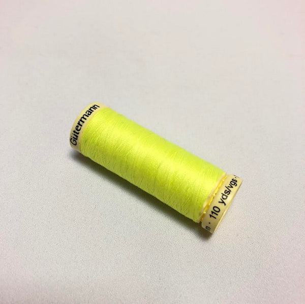 Gutermann Sew All Thread - Flo Yellow (3835)