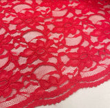 Corded Lace - Red