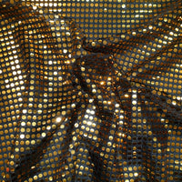 3mm Sequin Jersey - Gold on Black