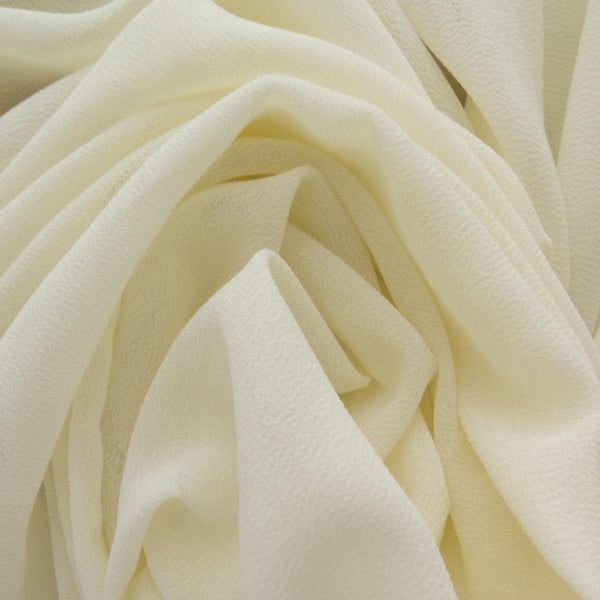100% Polyester Georgette - Ivory