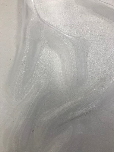 100% Polyester Snow Organza - White