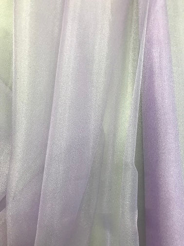 100% Polyester Snow Organza - Lilac