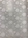 100%Polyester Lace - White