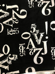 Numbers and Letters Jersey-Black