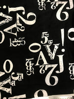 Numbers and Letters Jersey-Black