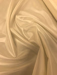 Silky Habutai Lining- 100% Polyester- Ivory