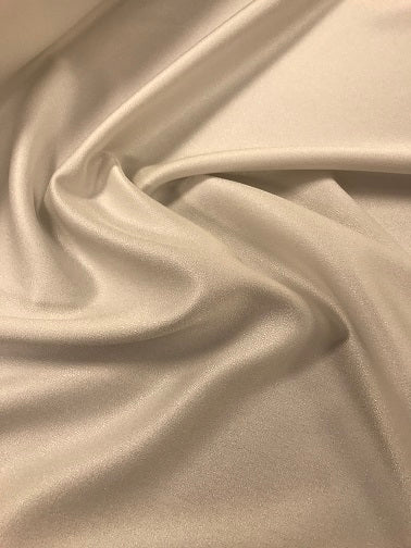 100% Polyester Satin Back Crepe Prada- Ivory