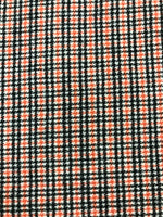 Poly/Wool Mix - Brushed Dogtooth Orange 5568