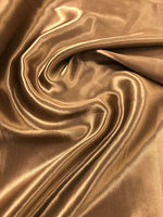 100% Polyester Satin- Coffee