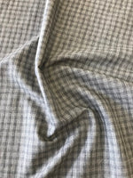 100% Wool Suiting - Grey Check  NX324