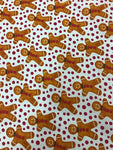 Poly Cotton Print - Gingerbread men