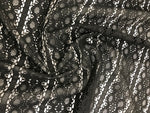 Poly/cotton Lace - Black