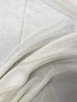 100% Cotton Voile - White