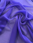 100% Polyester Chiffon Crepe- Purple