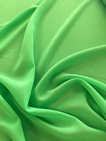 100% Polyester Chiffon Crepe- Flo Green