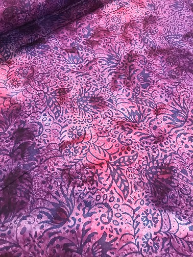 100% Cotton Batik- Purple