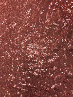 100% Polyester Sequin Tulle- Dusky Pink