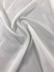 100% Silk Habotai- White