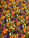 100% Viscose -Floral Paintbrush- Little Johnny