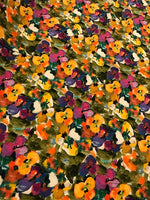 100% Viscose -Floral Paintbrush- Little Johnny