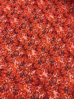 100% Viscose -Pink Art Nouveau- Little Johnny