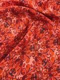 100% Viscose -Pink Art Nouveau- Little Johnny