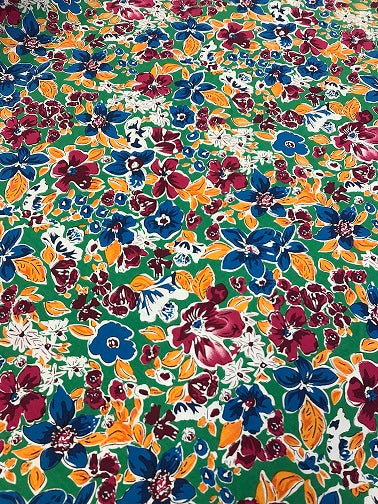 Printed Cotton Poplin - Painted Floral