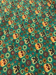 Sugar Skulls PolyCotton-Jade