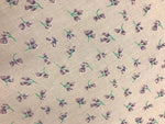 Ditsy Flower Bunches PolyCotton-Purple