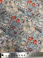 100% Cotton- Multi Art Nouveau Print