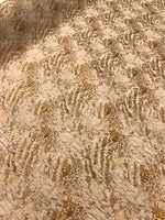 Polyester Erosion Brocade - Silver