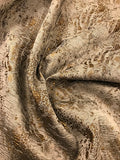 Polyester Erosion Brocade - Silver