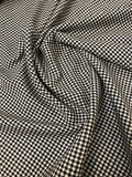Mini Dogtooth Cotton Mix- Black/White