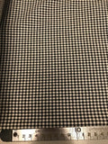 Mini Dogtooth Cotton Mix- Black/White