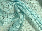 100% Polyester Lace - Sky Blue