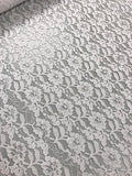 100%Polyester Lace - White