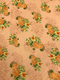 100% Cotton Dobby Spot Lawn - Rose Pink Floral