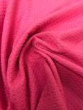 Pink Cotton Waffle