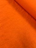 100 % Linen - Tangerine