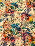 100% Cotton Poplin- Floral Burst