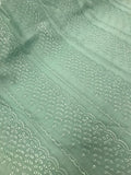 Extra Wide Cotton Broderie Anglais - Mint