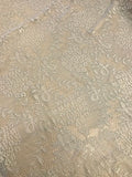 Polyester Stretch Lace - Dusky Blue