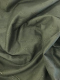 Embroidered Cotton- Black (Design 1)