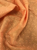 Embroidered Cotton- Pink