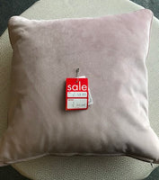 Piped Pink Filigree Motif Cushion Cover