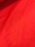 Embroidered Cotton- Red (Design 2)