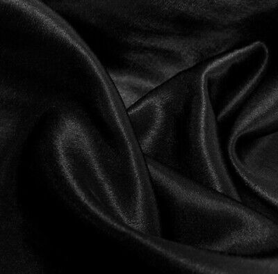 100% Polyester Satin Back Crepe - Black