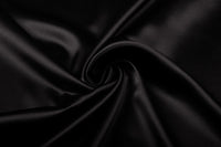 Stretch Satin- Black