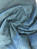 Embroidered Cotton- Teal